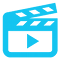 video blue icon
