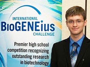 Logan Collins of Boulder places second in BioGENEius International Competition in San Diego