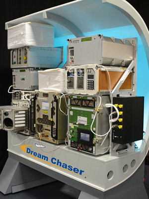 Sierra Nevada reveals new Dream Chaser spacecraft microgravity science lab 